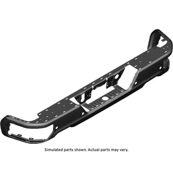 GMC Sierra 1500 Primed Rear Bumper Impact Bar